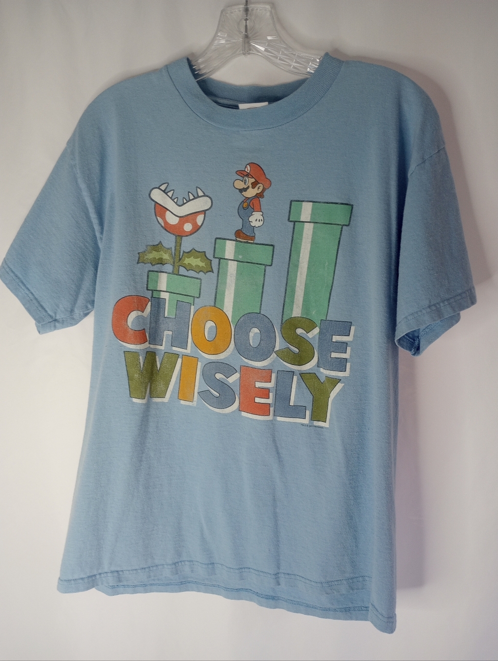*Choose Wisely Blue T-shirt Size M